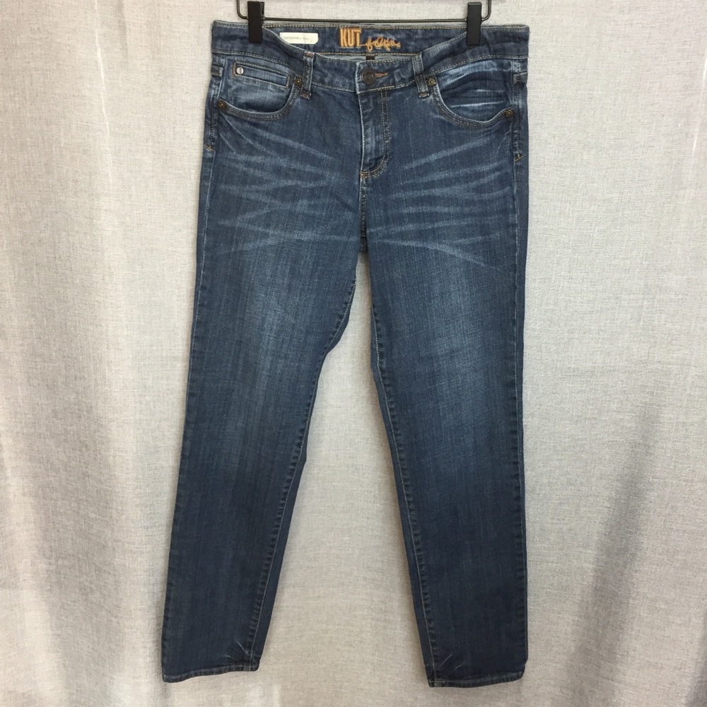 Kut From The Kloth Catherine Boyfriend Jeans Sz 10